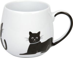 【ドイツ雑貨】KONITZ　コーニッツマグカップ　My Lovely Catsグレーのネックレス　スープマグ