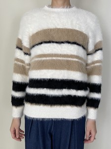 Sweater/Knitwear Knitted Shaggy Border