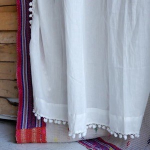 Cotton Bonbon Curtain 105 40 cm