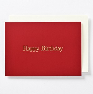Birthday Card 2022 12 Release Mat Fine Quality Paper Gold Leaf Character Card