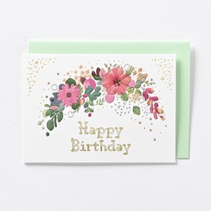Birthday MIN CARD 2022 12 Release Floral Pattern