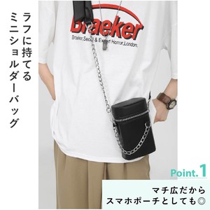 Shoulder Bag Unisex Ladies' Pochette Men's
