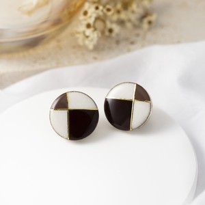 Mino ware Clip-On Earrings M Made in Japan