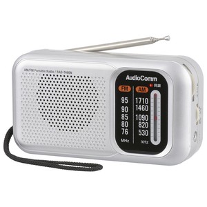 AudioCommスタミナポータブルラジオ AM/FM