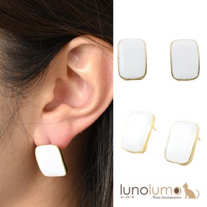 Pierced Earringss White Casual Ladies