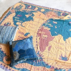 世界地図のスローケット　180×230cm