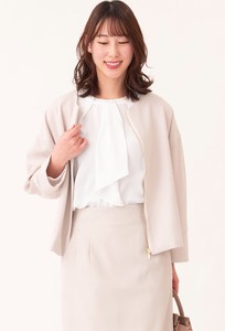 Button Shirt/Blouse Polyester Tuck Sleeves Collarless Spring/Summer 2023 New