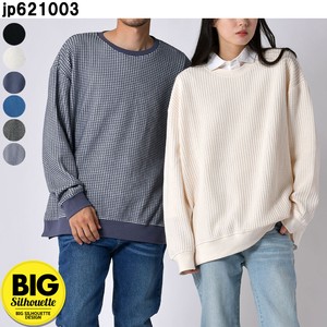 2 3 S/S Big Waffle Crew Neck Knitted