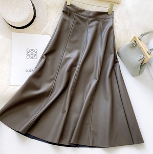 新作の雰囲気大振り傘スカートのミドル丈のハーフスカート .       ZCHA5121
