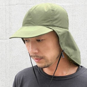 ☆特価・セール☆ 撥水 リサイクルナイロン サンシェード キャップ 帽子 メンズ レディース