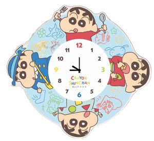 "Crayon Shin-chan" Acrylic Wall Hanging Product Clock/Watch