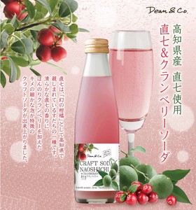 Dean&Co.　直七&クランベリーソーダ【10％混合果汁入り飲料（炭酸ガス入り】