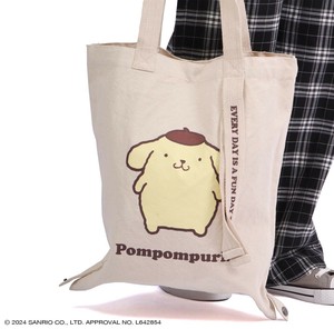 ポムポムプリン トート バケット バッグ 2WAY お買い物袋 エコバッグ サンリオキャラクターズ