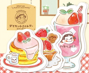 【予約販売】ハラペコ喫茶ダイカットミニレターセット　いちごクリームソーダ【海外販売不可商品】