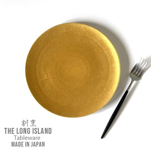 ピコガーデン22cm丸皿(ゴールド) プレート