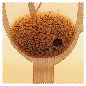 メガネ拭き クリーニングクロス イラスト 山田和明 モノポの巣「夕暮れ時」