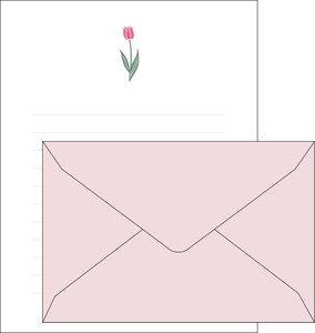 mois et fleurs ﾚﾀｰｾｯﾄ tulip