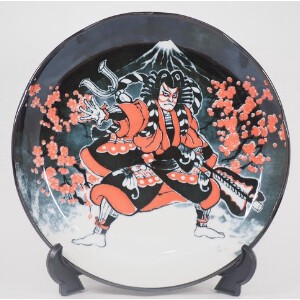 【歌舞伎】大皿(80皿)　※シリーズ5形状（美濃焼・日本製・陶磁器）