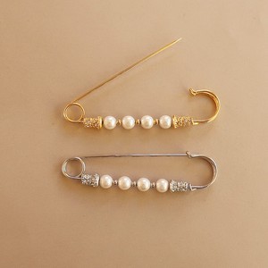 胸针 胸针 宝石 珍珠 日本制造
