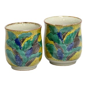 Kutani ware Japanese Teacup Made in Japan 1-sets 5-pcs Made in Japan