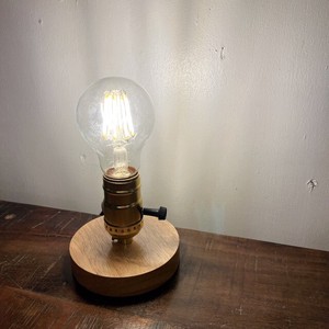 Wood Table Lamp Socket Type 2
