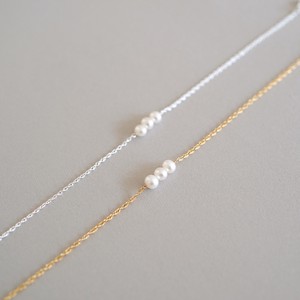 Silver Bracelet Pearls/Moon Stone bracelet