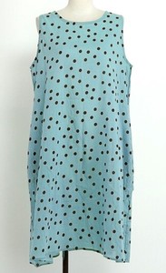 Casual Dress Sleeveless One-piece Dress Polka Dot