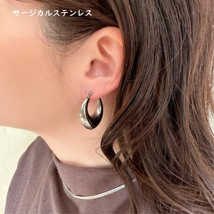 ［サージカルステンレス］PLUMP HOOP PIERCE