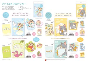 Sticker Crayon Shin-chan Tom and Jerry