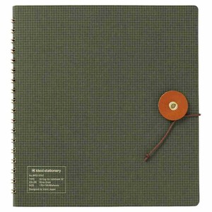 【方眼ノート】kleid String-tie notebook 02 Olive Darb