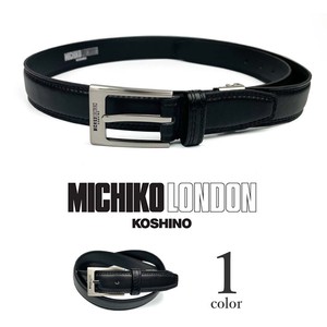 MICHIKO LONDON ミチコロンドン リアルレザー ピンバックルデザイン ベルト（ml104）