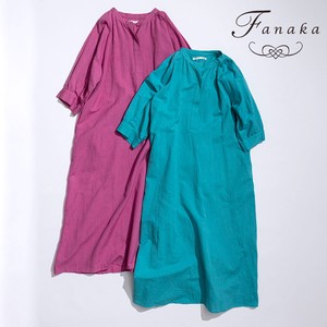 【Fanaka2023SS SALE】綿麻 フレアワンピース