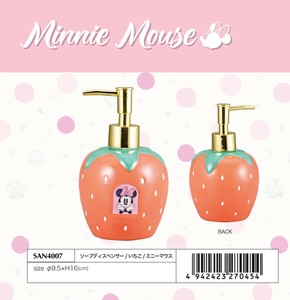 Disney Soap Dispenser Strawberry Minnie Mouse