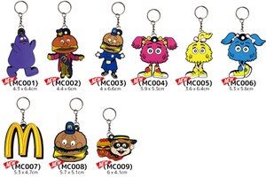 Character Rubber Key ring