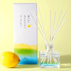 Diffuser Setouchi Lemon Anti-Odor Reed Diffuser Lemon 120mL Made in Japan