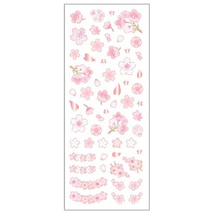 Stickers Sticker Cherry Blossom Edge Foil Spring Clear