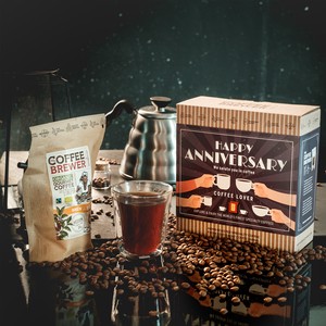 COFFEE BREWER(コーヒーブリューワー) ギフトセット HAPPY ANNIVERSARY SALUTE【オーガニック】