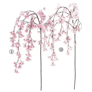 【asca】【アスカ商会】しだれ桜×182　つぼみ×3　2色　造花