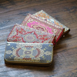 【2023新作】トルコ絨毯柄ジャガード長財布