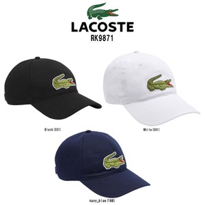 LACOSTE(ラコステ)キャップ 帽子 小物 アクセサリー ミドル 綿 ユニセックス RK9871