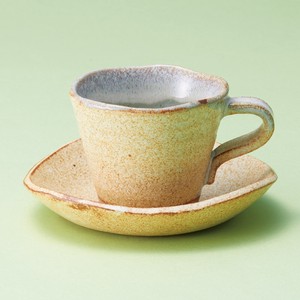 コーヒーカップ&ソーサー 黄がすみ 陶器 日本製 美濃焼