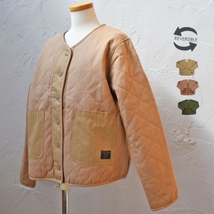 Jacket Reversible Cotton Batting Quilted