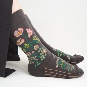 ハイゲージ クルーソックス 靴下 日本製 ソックス クルー丈 春夏 レディース