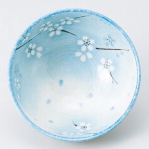 【花舞】茶碗中(大平）（美濃焼・日本製・陶磁器）
