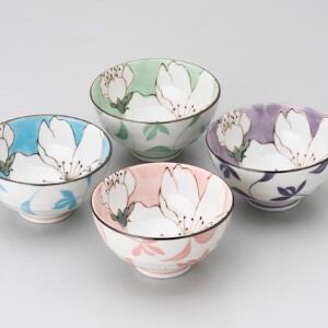 Mino ware Rice Bowl 5-colors Made in Japan