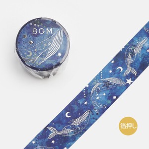 BGM Washi Tape Life Foil Stamping Space 30 mm Washi Tape