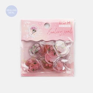 Clear Ring Sticker Flower Jewelry Pink 9 2 8 Pcs
