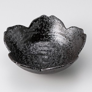 黒釉 桜鉢 [minoware Mino ware 美濃焼 日本製]