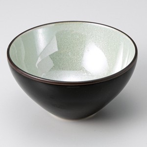 Mino ware Side Dish Bowl black Green 12cm Made in Japan