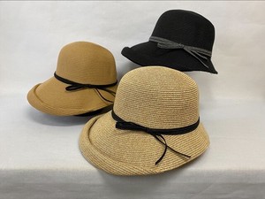 【春夏帽子】春夏婦人帽子　エッジアップブレード　　レディース帽子